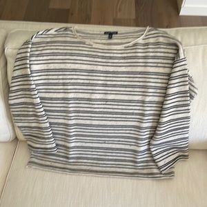 Eileen Fisher wool striped sweater